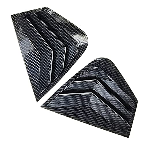 Plawee 2X Kohle Faser Style Seiten Hinten Quarter Louver Abdeckung für K5 2011-2015 von Plawee