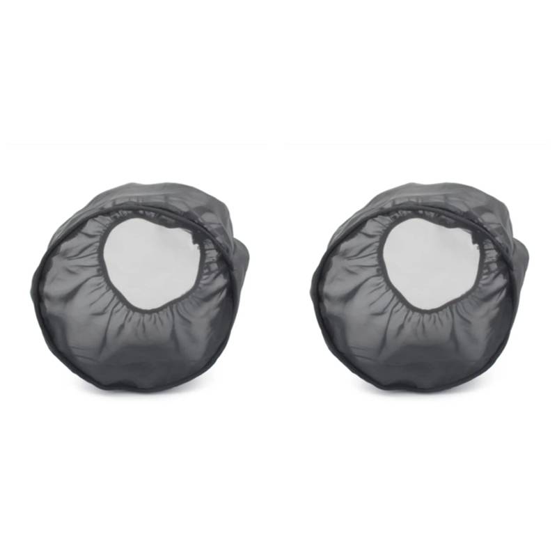Plawee 2X Wasserdichte Regen Socke Motorrad Luft Filter Reiniger Kit Regensocken Abdeckung Für Touring Dyna Softail Universal von Plawee