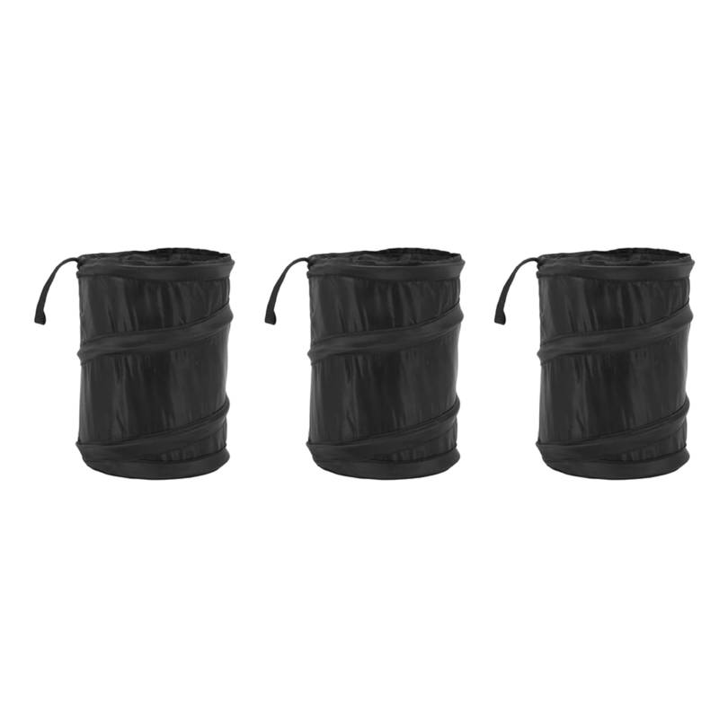 Plawee 3X Auto Müll Eimer, Tragbare Müll Tonne, Faltbare -Up wasserdichte Tasche, Papier Korb, Müll Eimer von Plawee