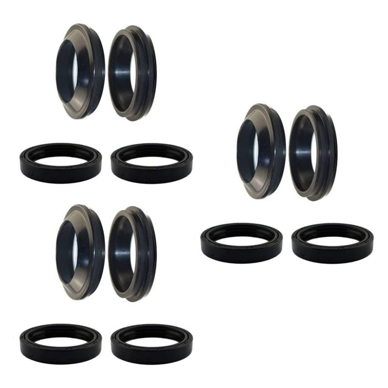 Plawee 3X Motorrad Vorder Rad ÖL Dichtung und Staubdichtung für CB-1 CB1 CB400 CBR400 CB750 Hornet 250 CB 400 750 von Plawee