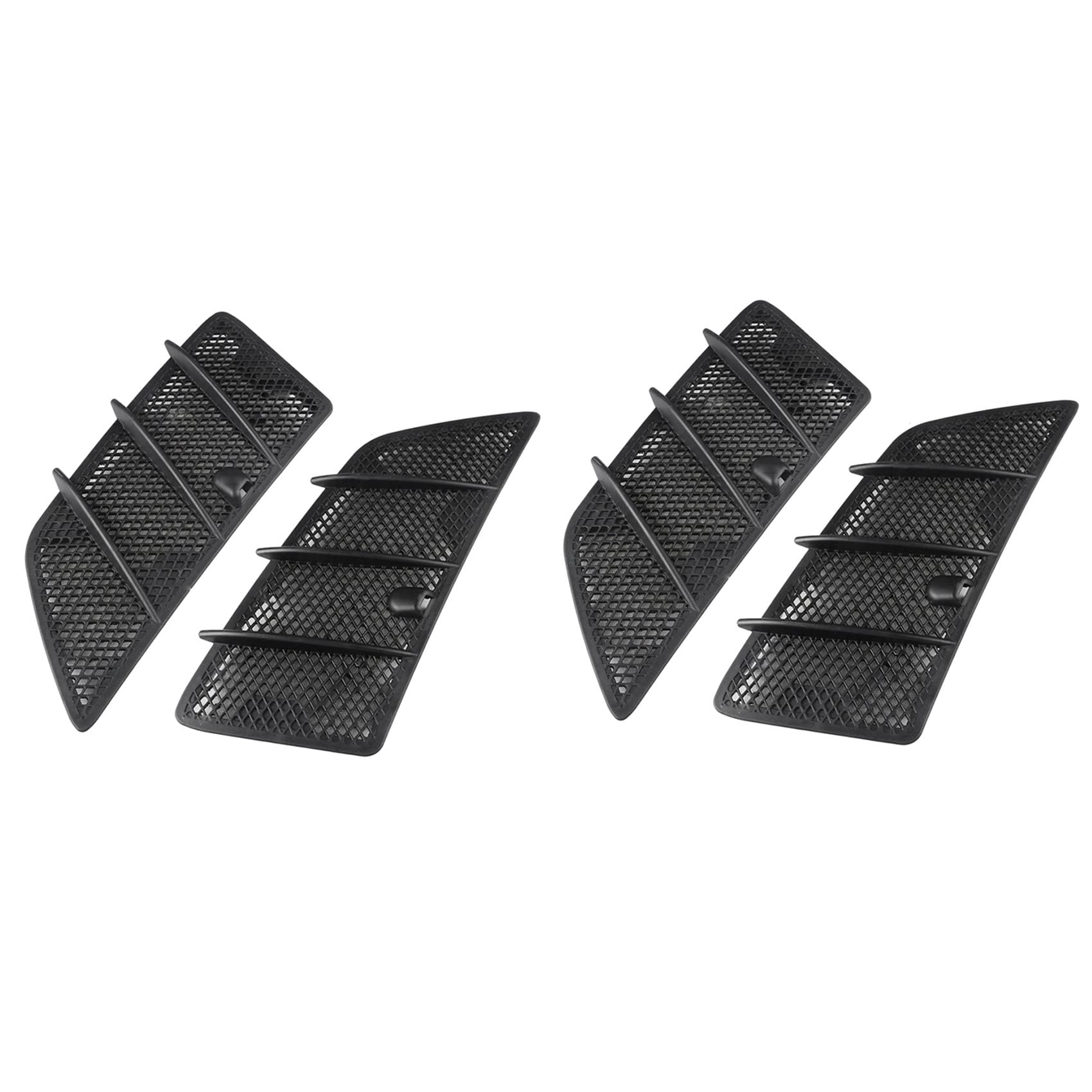 Plawee 4 Stücke Auto Front Haube Lüftungs Gitter Abdeckung Luft Strom Einlass Hauben für W164 ML / 2008-2011 Plawee 4 Stücke Auto Front Haube Lüftungs Gitter Abdeckung Luft Strom Einlass Hauben für W164 ML / 2008-2011 von Plawee