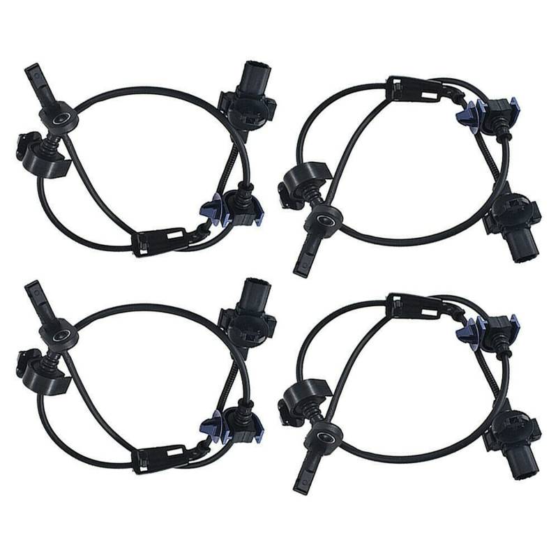 Plawee 4 Teiliger ABS Rad Drehzahl Sensor Vorne Rechts/Links Passend für 2006-2011 57450-003 57455-003 von Plawee