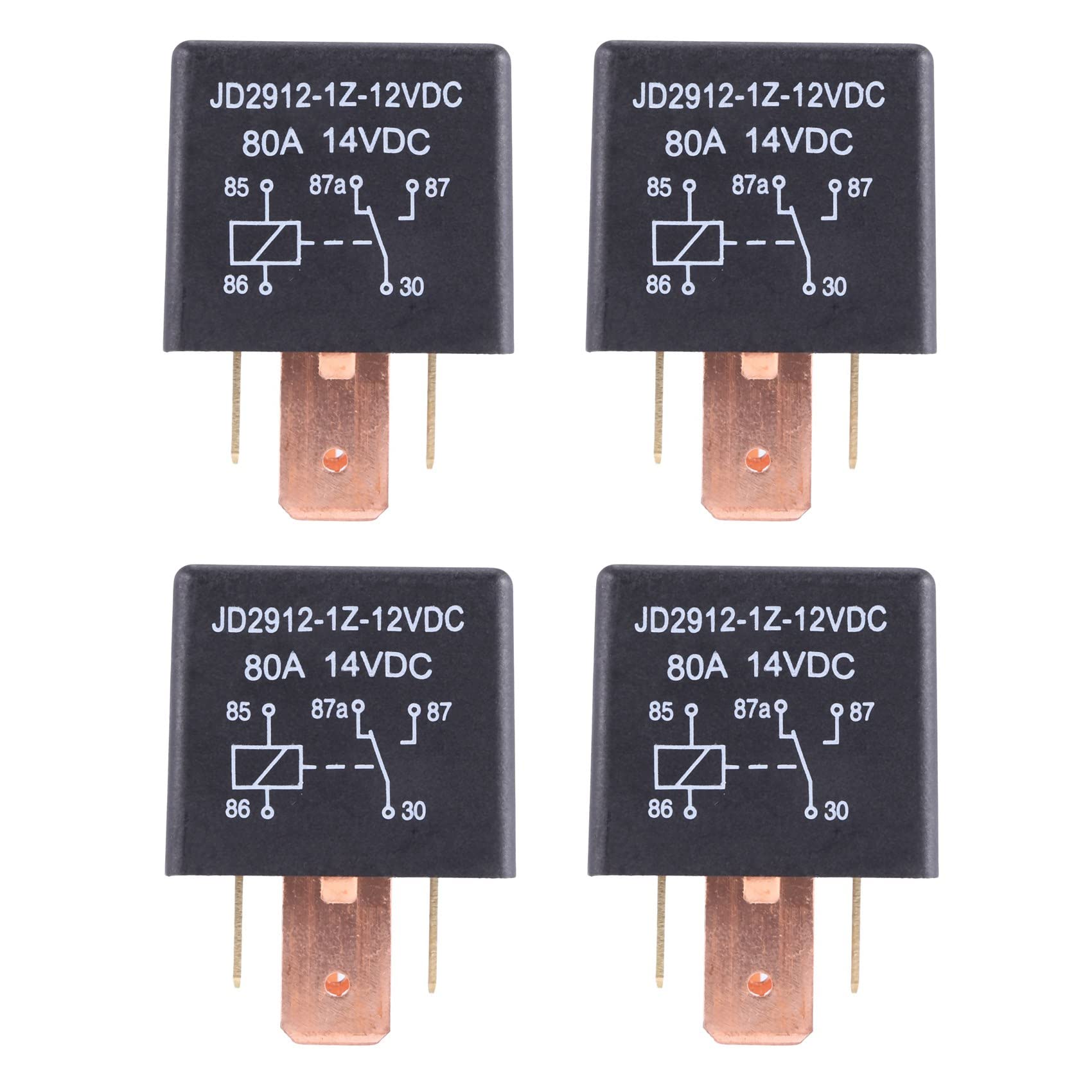 Plawee 4X 80A DC 12V 5-Polig DIY Power Relais Auto Plawee 4X 80A DC 12V 5-Polig DIY Power Relais Auto von Plawee