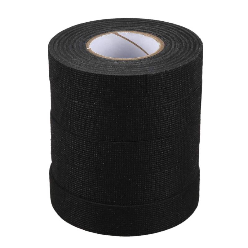 Plawee 5 StüCk BestäNdige Kabel Band WebstüHle Kabel Stoff Klebeband Kabel Schutz 19 Mm X 15 M von Plawee