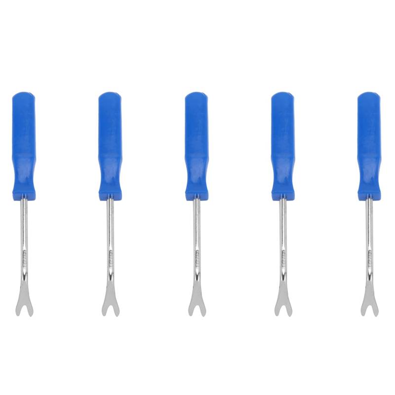 Plawee 5X Tür Verkleidungsblende Innen Verkleidung Clip Entferner Werkzeug Schraubendreher Nagel Abzieher 4 Blau von Plawee