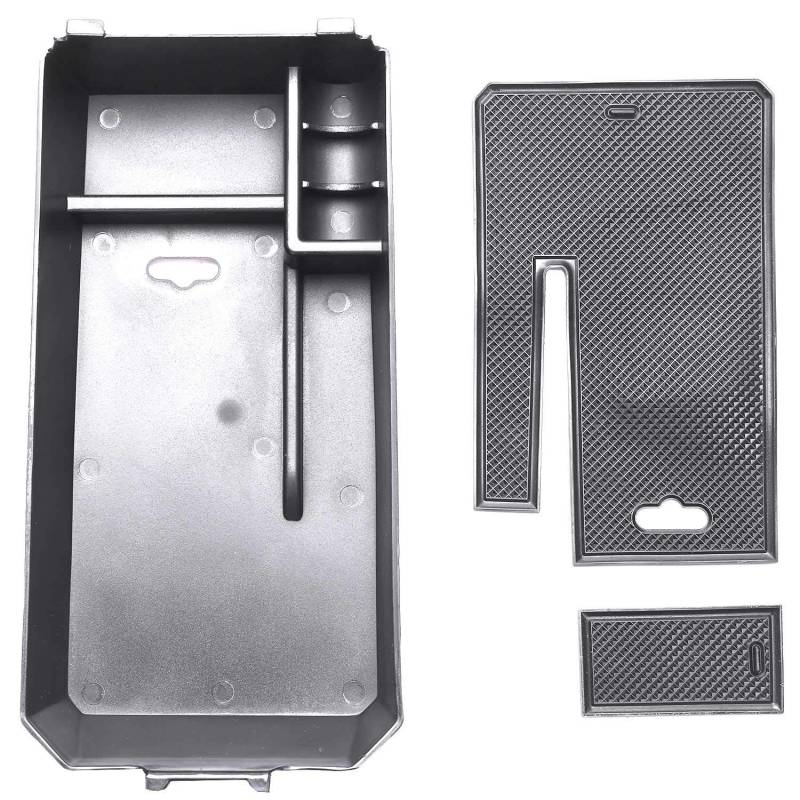 Plawee Auto Mittel Konsole Armlehne Box Aufbewahrungs Box Container Tray Organizer Zubehör für C Glc W205 2015+ von Plawee