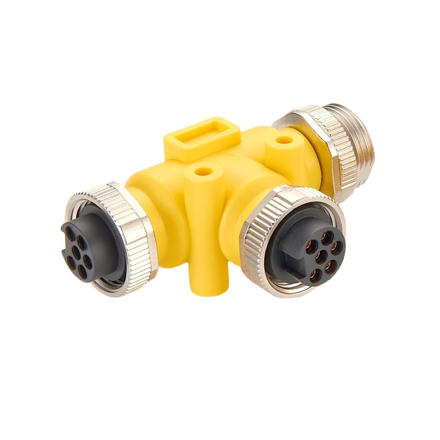 3-Wege-Mini-Change 7/8"-16UNF Rundsteckverbinder IP67 7/8" 6-poliger Stecker auf Buchse T-Splitter T-Verteiler Backbone-Trunk-Kabel für DeviceNet (6-polig) von Plinkwirekb