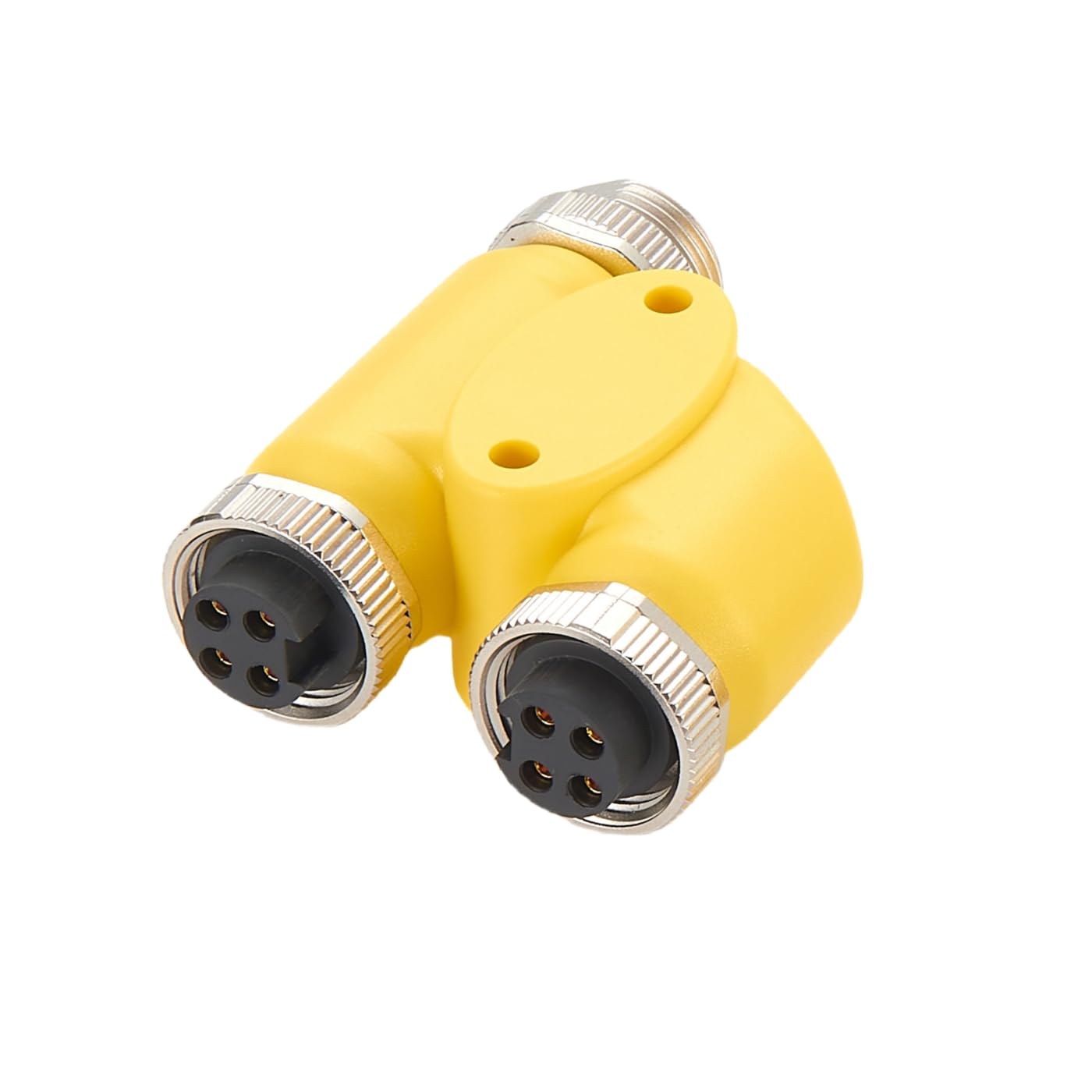 4-poliger 3-Wege-Mini-Wechsel 7/8"-16UN YH-Splitter IP67 wasserdichter 7/8"-Stecker auf Buchse Mini-Fast-Rundstecker, gerader Backbone-Kabel-H-Verteiler für DeviceNet (4-polig) von Plinkwirekb