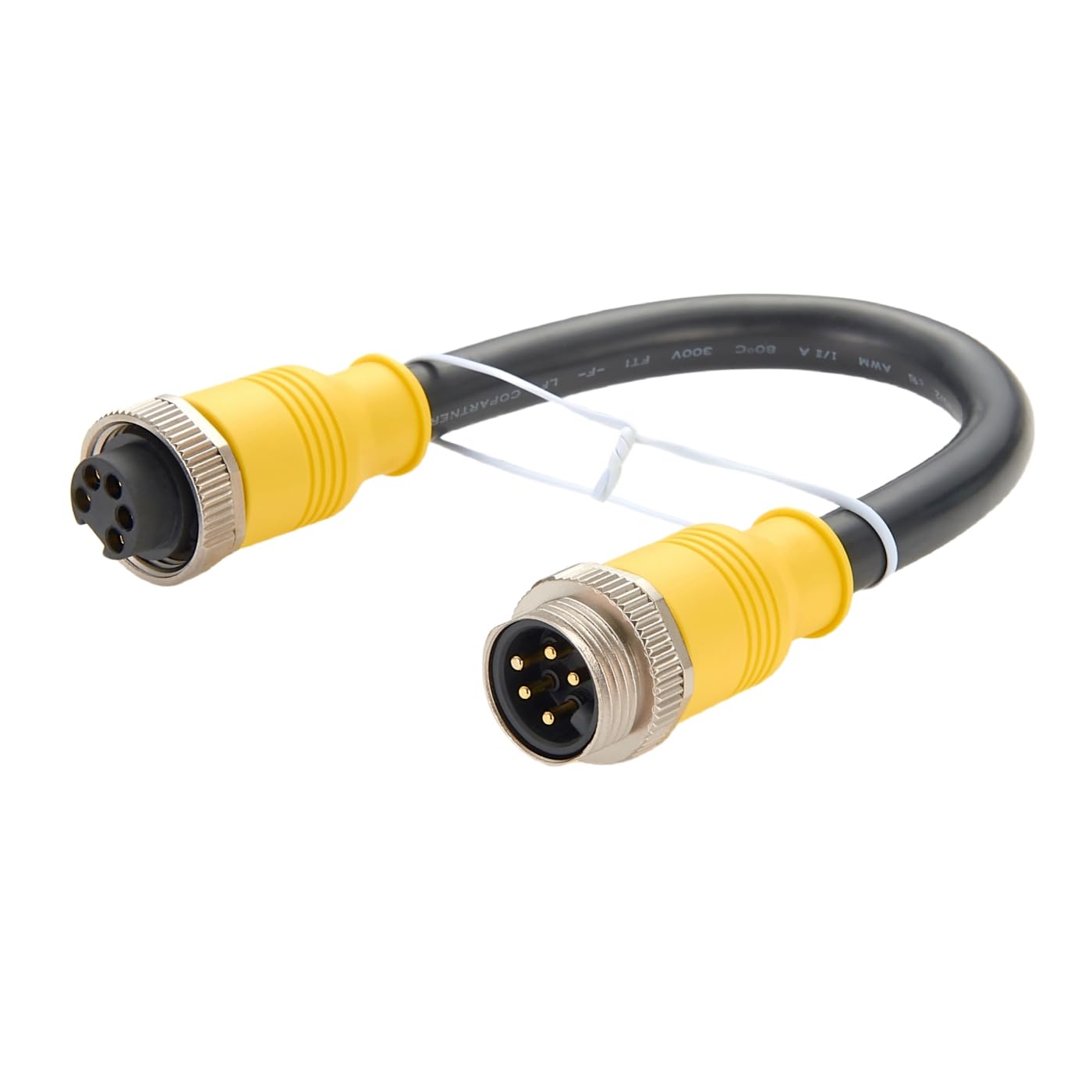 7/8"-16UNF Mini Change 5-poliges Netzteil-Verlängerungskabel IP67 7/8" Stecker auf Buchse Rundstecker Backbone-Trunk-Adapterkabel für DeviceNET Profibus Sensor Actuator (9,2m/30Fuß) von Plinkwirekb