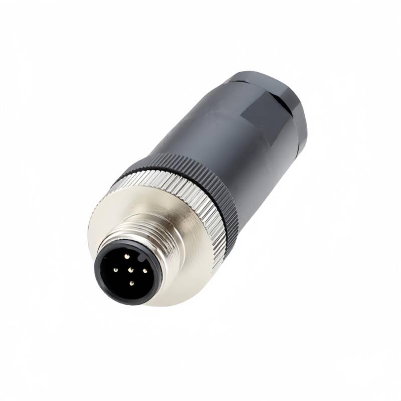 M12 5-poliger A-Code-Stecker/Buchse, Panel-Luftfahrt-Kabelstecker, 12 mm, vor Ort montierbar, verdrahtbarer Adapter, IP67, industrieller Rundstecker 4A für PG7/9-Kabel (Stecker) von Plinkwirekb