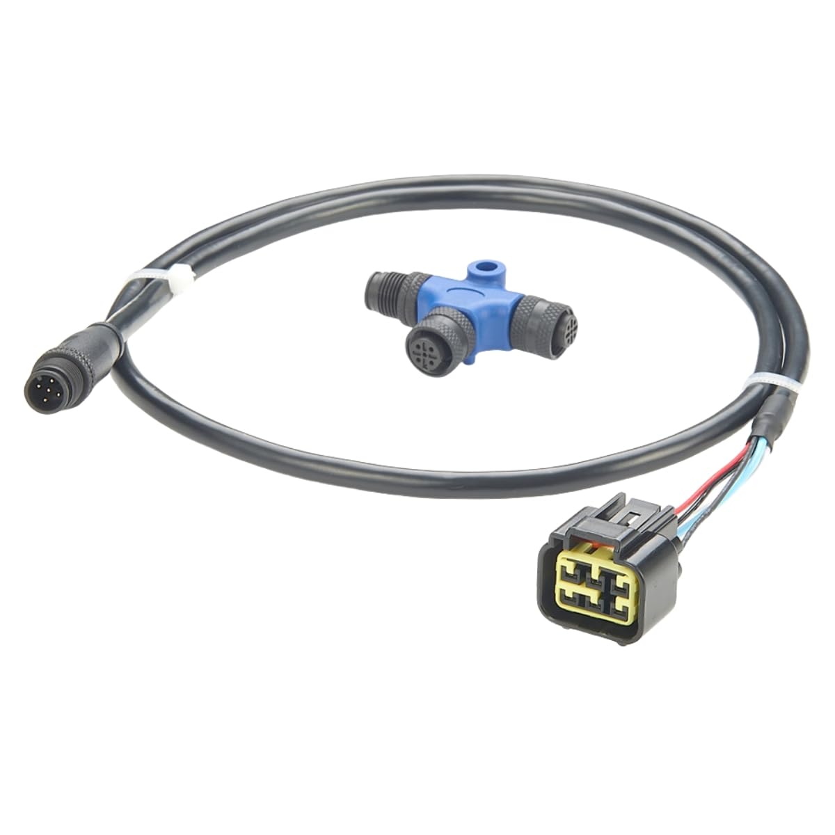 NMEA 2000 N2k 6-poliges Motorschnittstellenkabel M12 5-polig auf 6-poligen Motor 06653-ZZ3-760HE für Lowrance Simrad Garmin-Netzwerke (1m/3,28Fuß) (Kabel + T-Stecker) von Plinkwirekb