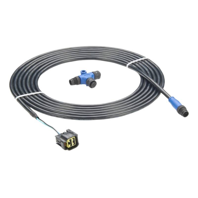 NMEA2000 N2K 4-poliges Motorschnittstellenkabel, kompatibel mit Yamaha-Außenbordmotor 2006–2023, ersetzt 000-0120-37 3004.6865 (4,5m/14,76Fuß) (Kabel + T-Stecker) von Plinkwirekb