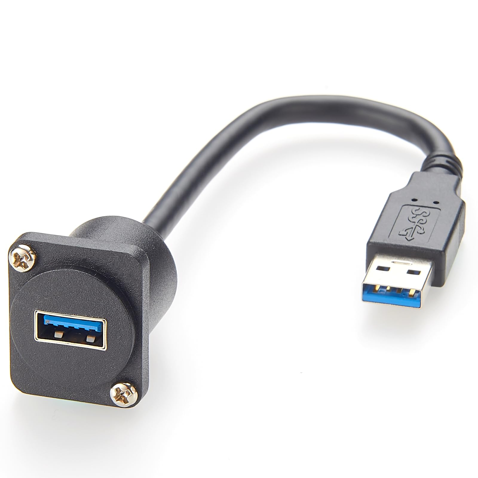 Plinkwirekb D-Typ/XLR Panel Mount USB 3.0 Verlängerungskabel USB 3.0 Kurzes Kabel Panel Buchse USB A Buchse auf Stecker Outlet Panel Connector Plinkwirekb D-Typ/XLR Panel Mount USB 3.0 Verlängerungskabel USB 3.0 Kurzes Kabel Panel Buchse USB A Buchse auf Stecker Outlet Panel Connector von Plinkwirekb