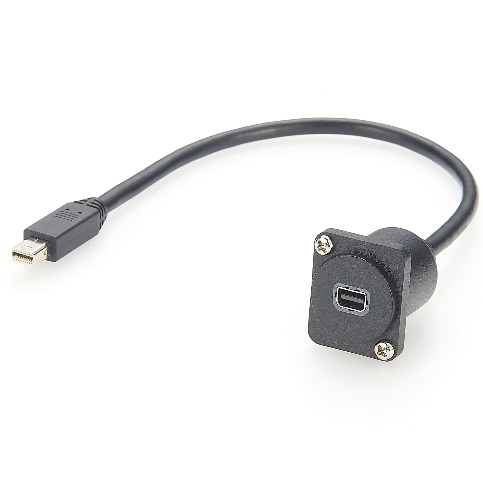 Plinkwirekb D-Typ Mini Displayport Panel Mount Verlängerungskabel 4K @ 60 Hz Mini DisplayPort Buchse auf MINI DP Stecker Panel Mount Kabel Plinkwirekb D-Typ Mini Displayport Panel Mount Verlängerungskabel 4K @ 60 Hz Mini DisplayPort Buchse auf MINI DP Stecker Panel Mount Kabel von Plinkwirekb