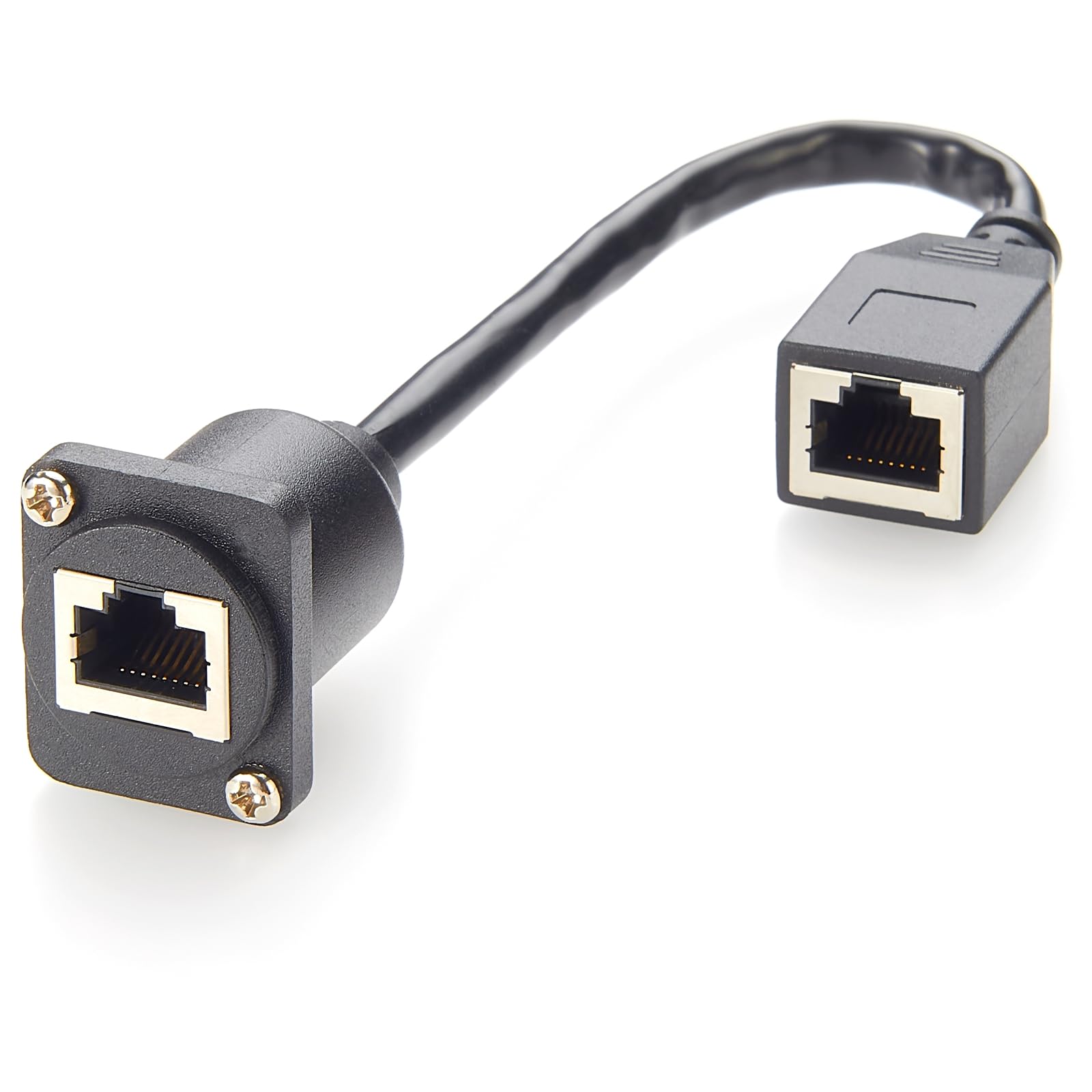 Plinkwirekb D-Typ RJ45 8P8C Panel Mount Verlängerungskabel RJ45 Buchse Signalanschluss Cat6 Panel Mount Netzwerk Ethernet Verlängerungsschnittstelle Plinkwirekb D-Typ RJ45 8P8C Panel Mount Verlängerungskabel RJ45 Buchse Signalanschluss Cat6 Panel Mount Netzwerk Ethernet Verlängerungsschnittstelle von Plinkwirekb