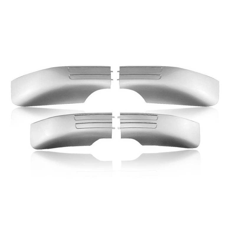 Pluuttiem AutoträGer für E71 E72 X6 2008-2014 Silber DachträGerschiene NachrüSt-Endabdeckungs-Set Auto-AußEnzubehöR von Pluuttiem