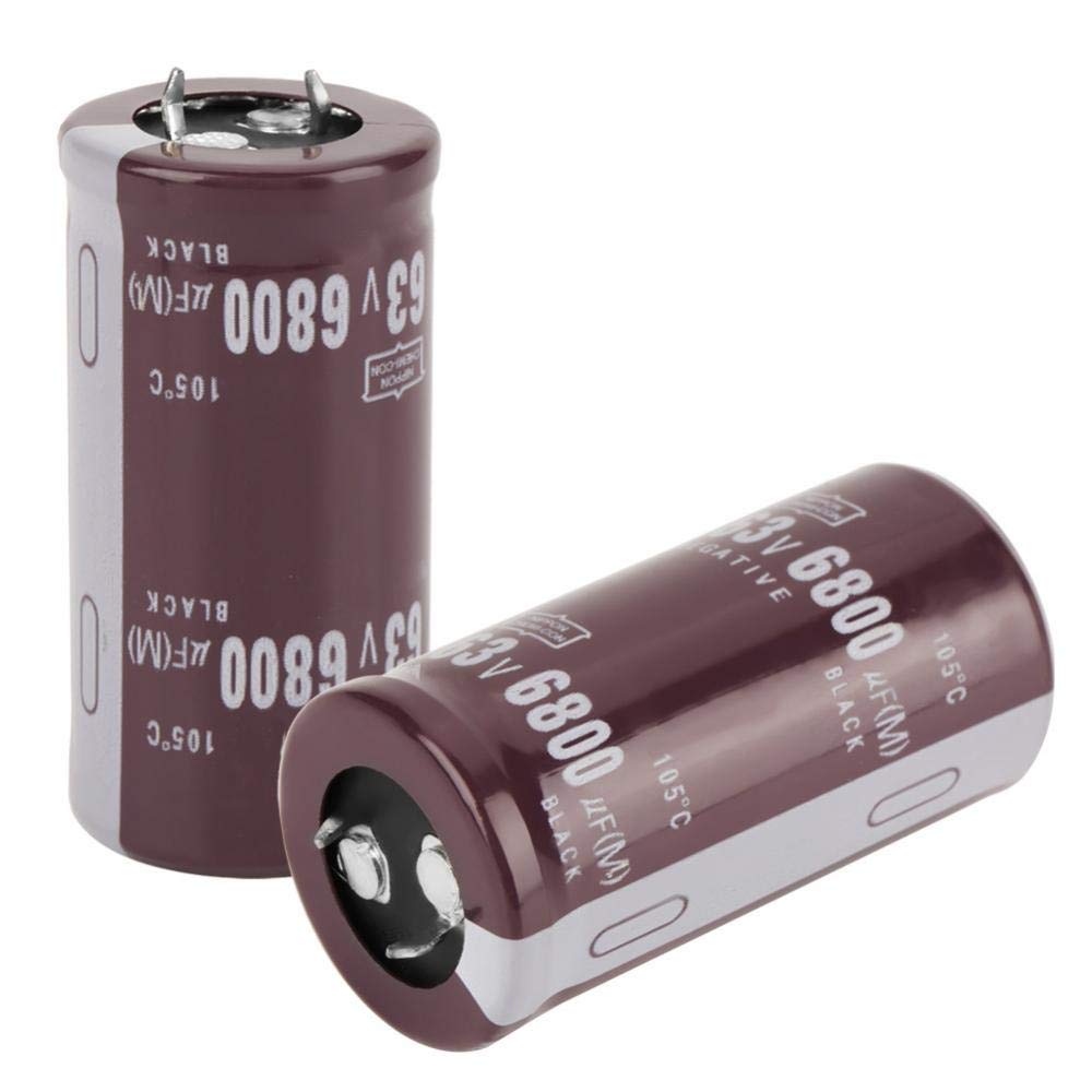 Kondensator,Elektrolytkondensator Electrolytic Capacitor 2pcs 63V 6800uF Elektrolytkondensator 25×50mm 105 ℃ Capacitor Kondensator,Elektrolytkondensator Electrolytic Capacitor 2pcs 63V 6800uF Elektrolytkondensator 25×50mm 105 ℃ Capacitor von Plyisty
