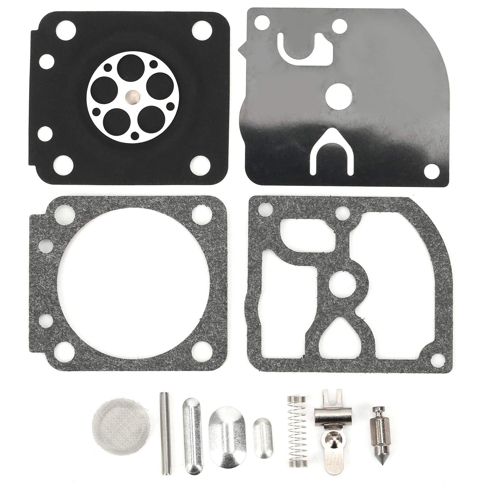 Vergaser-Wiederaufbausatz für ZAMA c1q-s41b c1q-s42b c1q-s47, Vergaser-Wiederaufbau-Reparatursätze, leicht, einschließlich Dichtung, Filter, Federsieb, Schlagbolzen, Metallsäule, Blechzubehör. Vergaser-Wiederaufbausatz für ZAMA c1q-s41b c1q-s42b c1q-s47, Vergaser-Wiederaufbau-Reparatursätze, leicht, einschließlich Dichtung, Filter, Federsieb, Schlagbolzen, Metallsäule, Blechzubehör. von Plyisty