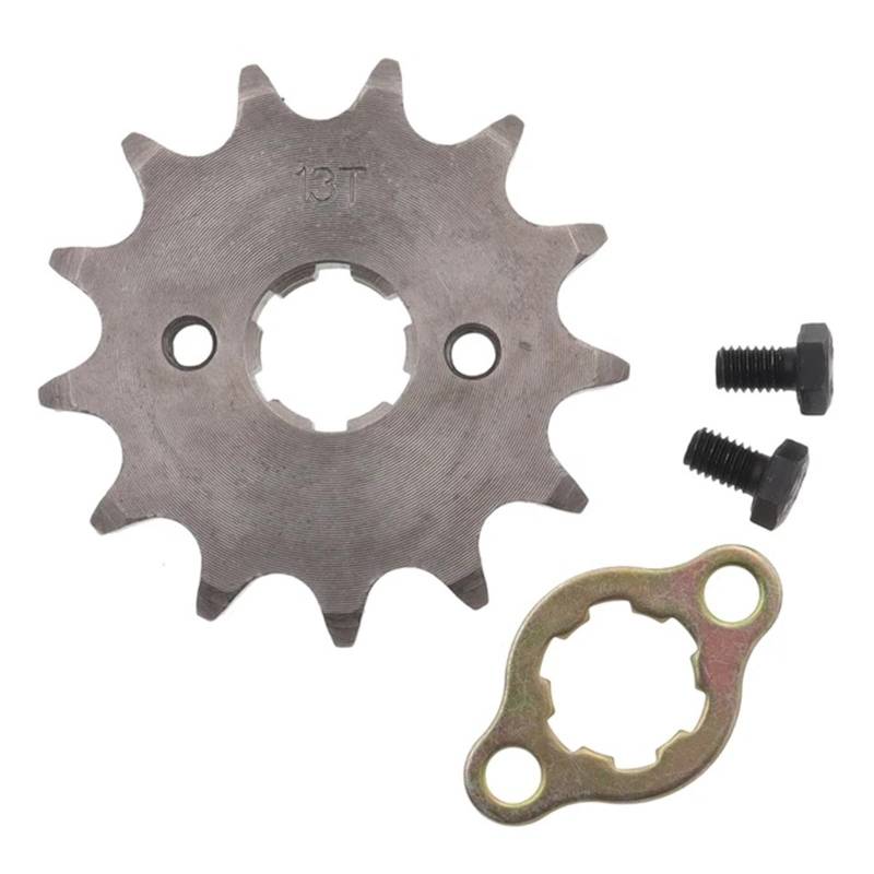 Motorrad Ritzel Vorne Motor 530 20mm 10T 11T 12T 13T 14T 15T Zähne Kettenrad Mit Halteplatte Locker Für Motorrad Dirt Bike ATV Kettenräder von PochY