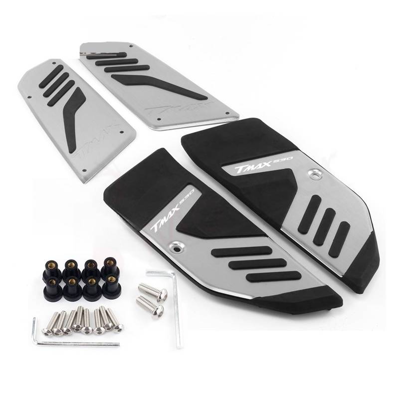 Pedal Fußrasten Motorrad Fußstütze Pedal Trittbrett Fußrasten Passagier Fußrasten Pad Schritte Zubehör Für Yam&aha Tmax 530 Tmax530 SX DX 2017-2022 von PochY