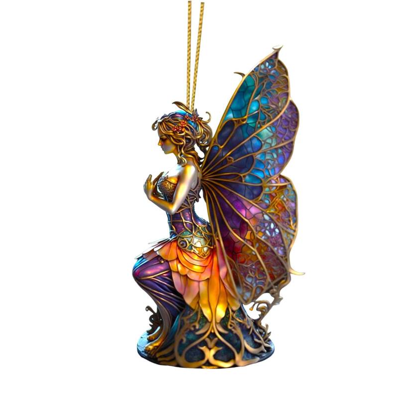 Autospiegel Hanging Accessoires Halloween Witch Ornament Rückspiegel Ornament Auto Anhänger Auto Interieur Dekoration von Pocoiau