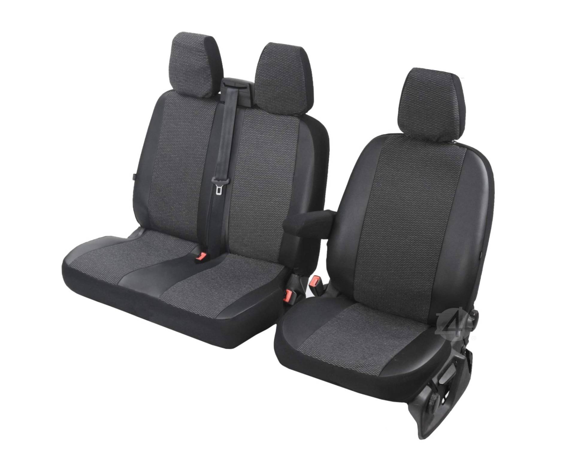 Sitzbezüge Viva passgenau geeignet für Mercedes Vito W447 2014-2+1- Erste Reihe (1+2) 4D-DV-VI-3M-MV447-365 von Pokter