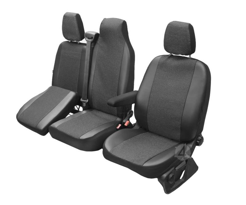 Sitzbezüge Viva passgenau geeignet für Opel Movano 2010-2+1- Erste Reihe (1+2) 4D-DV-VI-OR3M-SD-389 von Pokter
