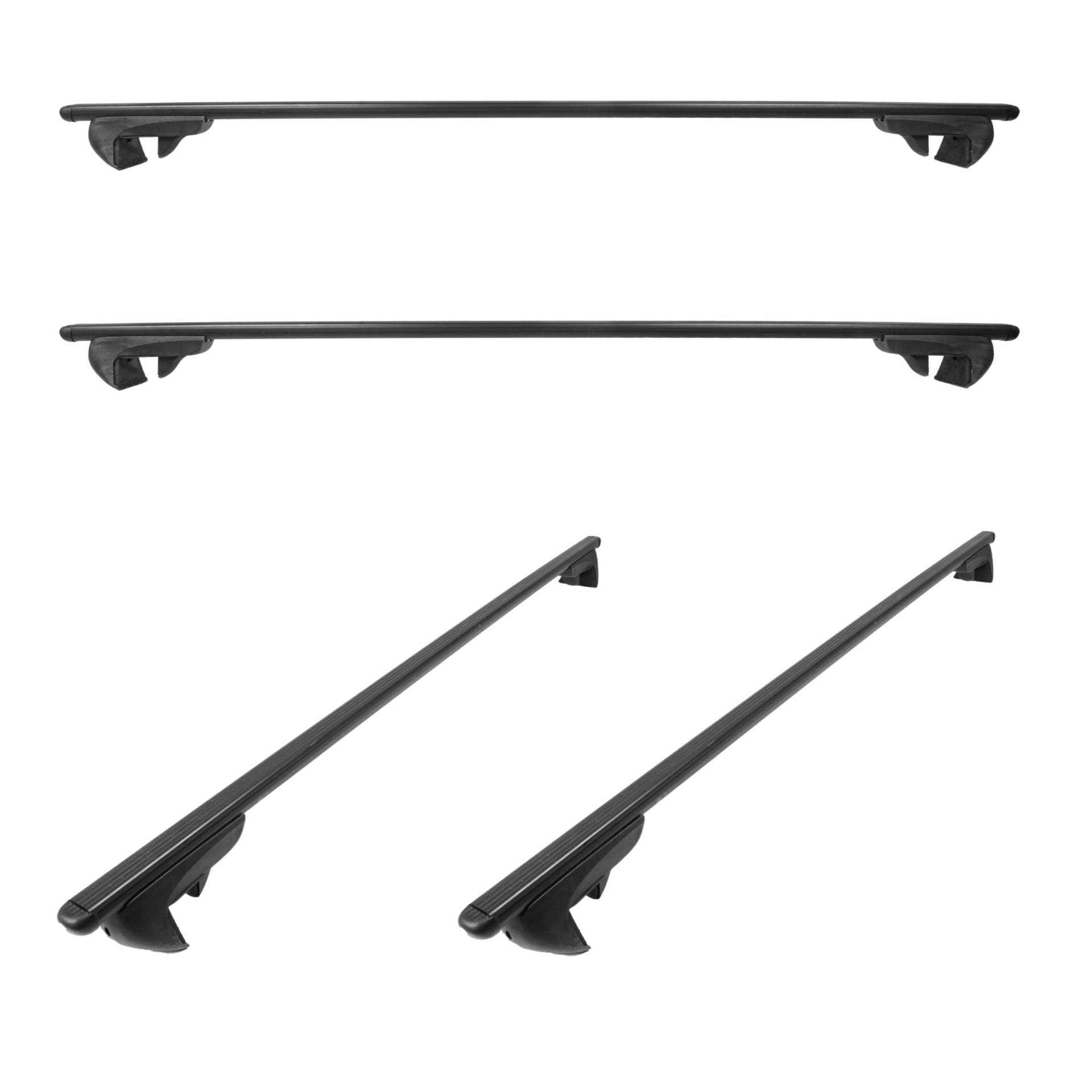 Relingträger Polaire Inspiration für Handläufe (kurz) - Stahl - Befestigung an Handläufen - 114,0 cm - bis 100kg - Dachträger vormontiert von Polaire