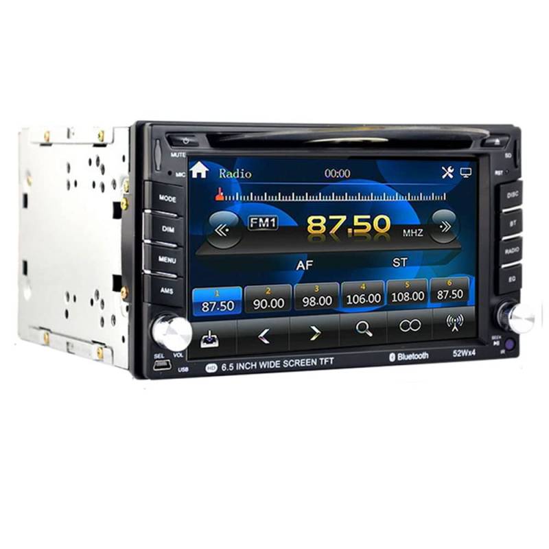 PolarLander 2 L?rm im Schlag 6,5 Zoll Touch-Screen-Universalauto -Stereo-Audio Radio DVD/USB/SD-Player Bluetooth Freisprech -Radio-Unterst¨¹Tzung R¨¹ckfahrkamera von PolarLander