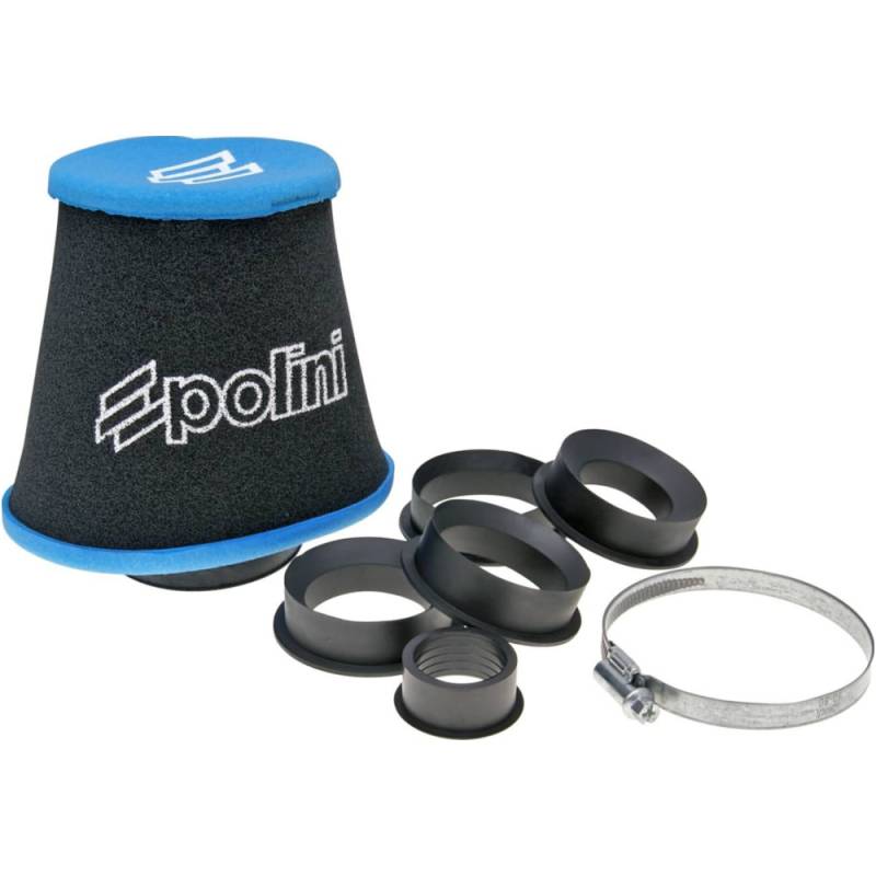 Luftfilter polini big evolution 28-55mm gerade schwarz-blau 203.0160 von Polini