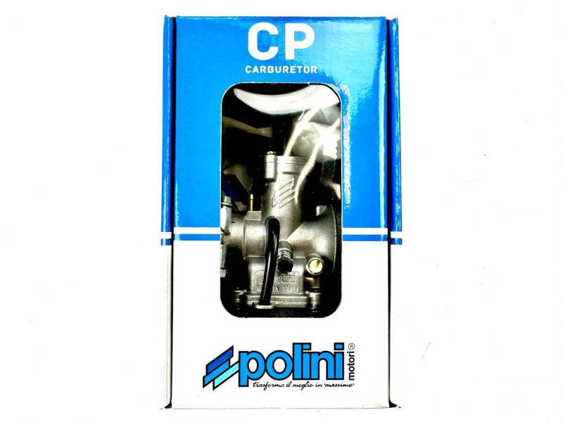 POLINI 19mm Vergaser CP mit Choke Knopf Mofa Tuning von Polini