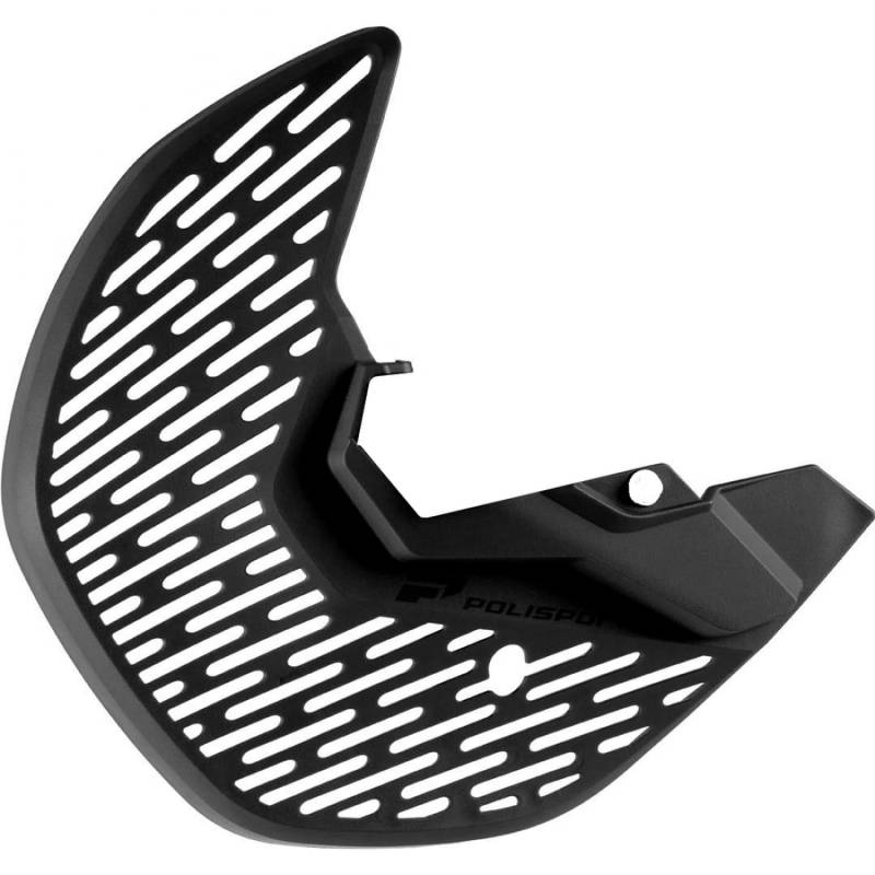 POLISPORT 8157800001 - Untere Gabel und MX-Scheibenschutz aus schlag- und abriebfestem Kunststoff kompatibel mit Motorrädern UNIVERSAL in Farbe Schwarz von Polisport
