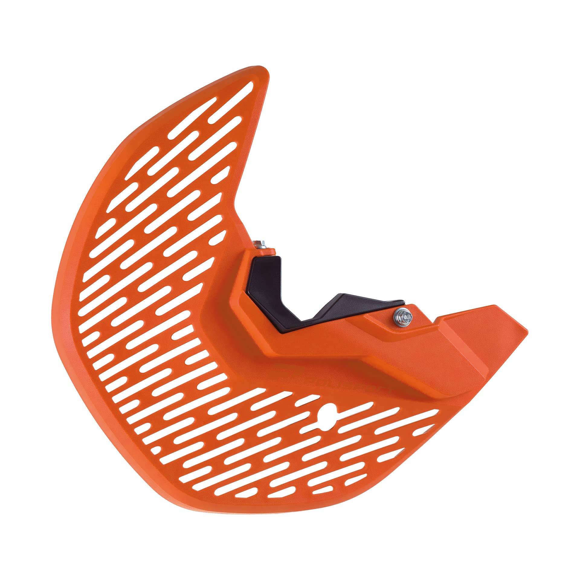 POLISPORT 8158400003 - Untere Gabel und MX-Scheibenschutz aus schlag- und abriebfestem Kunststoff kompatibel mit Motorrädern KTM in Farbe Orange von Polisport