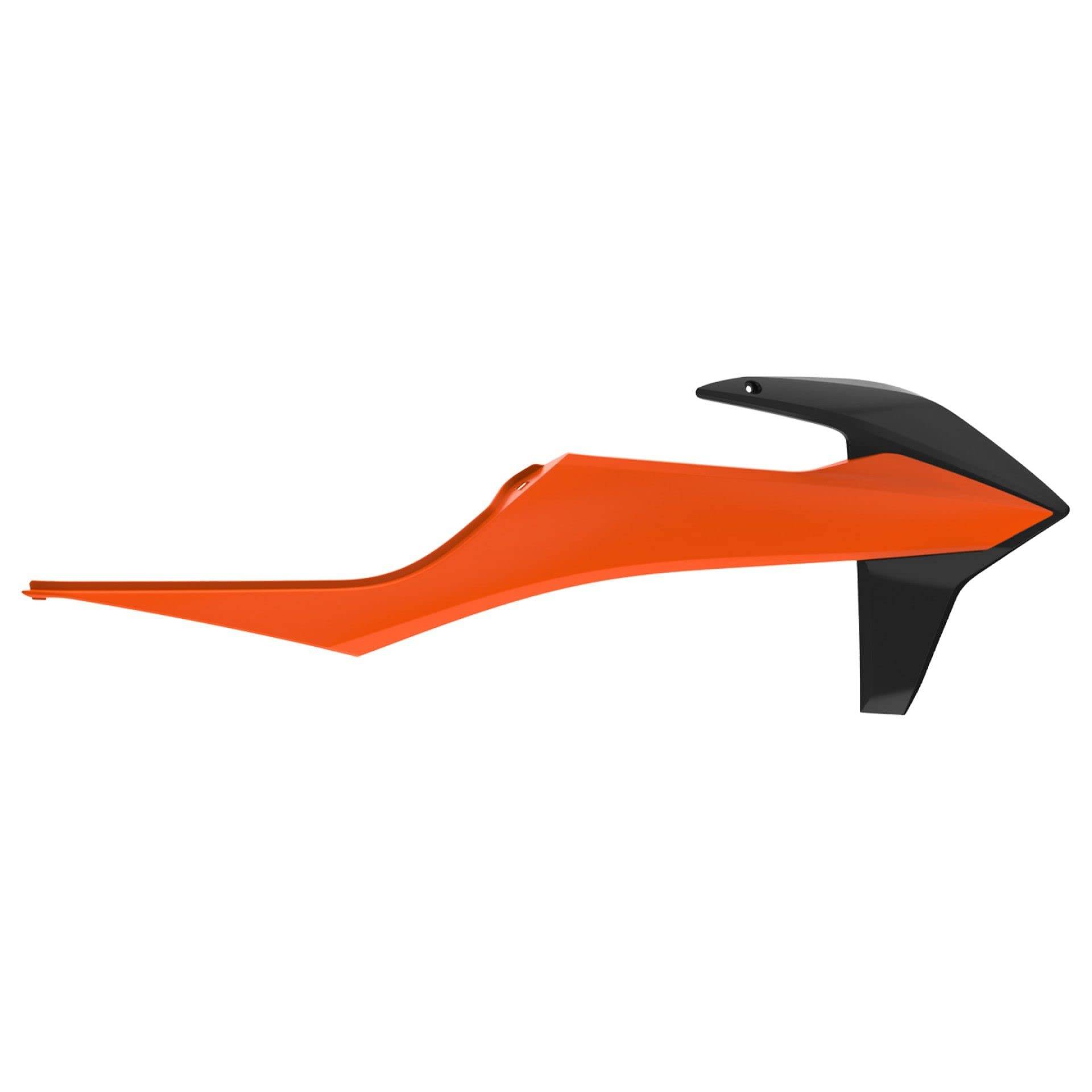 POLISPORT 8422100011 - Kühlerverkleidungen Paar Starke und langlebige kompatibel mit Motorrädern KTM in Farbe Schwarz/Orange von Polisport