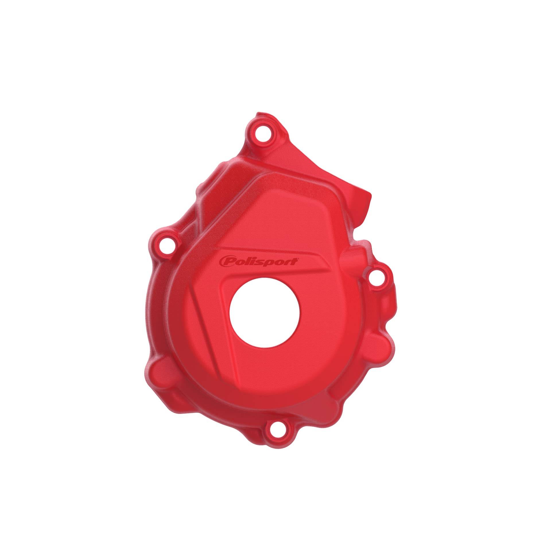 POLISPORT 8461400005 - Zünddeckelschutz aus schlag- und abriebfestem Polyamid kompatibel mit Motorrädern GAS GAS in Farbe rot von Polisport