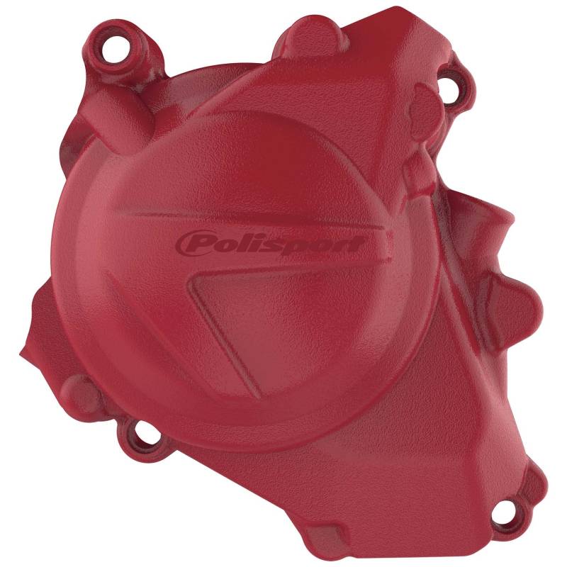 POLISPORT 8462700005 - Zünddeckelschutz aus schlag- und abriebfestem Polyamid kompatibel mit Motorrädern Honda in Farbe rot von Polisport