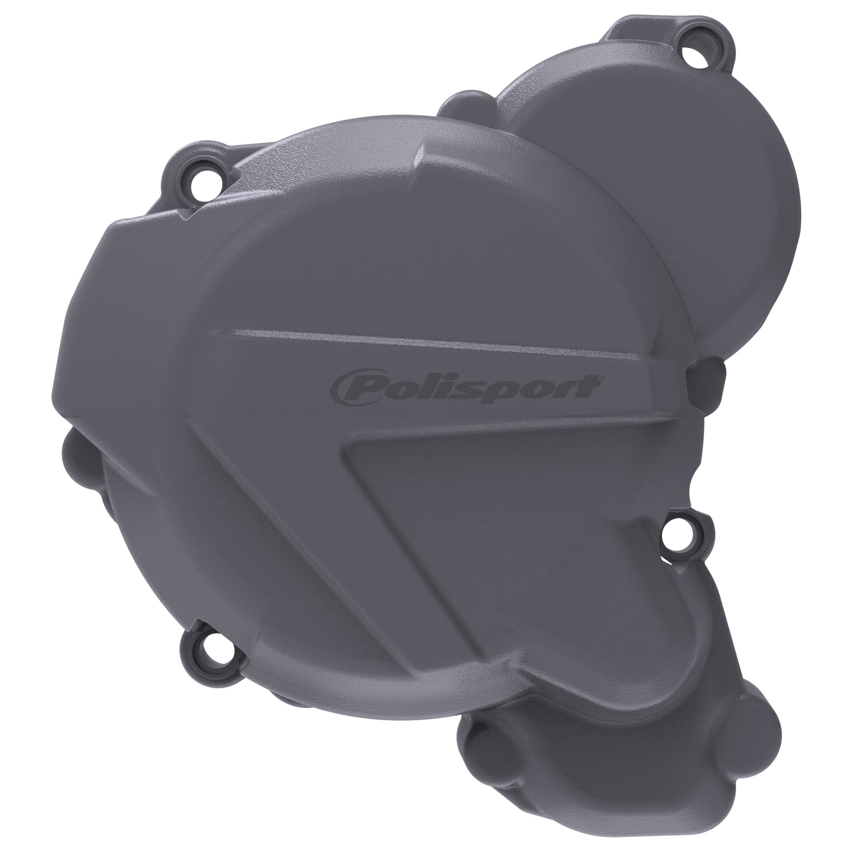 POLISPORT 8467500004 - Zünddeckelschutz aus schlag- und abriebfestem Polyamid kompatibel mit Motorrädern KTM, Husqvarna in Farbe nardo grau von Polisport