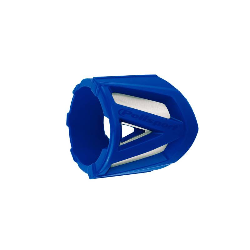 POLISPORT 8483900004 - Schalldämpferschutz klein 20-33cm UNIVERSAL aus leichtem Edelstahl und Silikon in Farbe Blau von Polisport