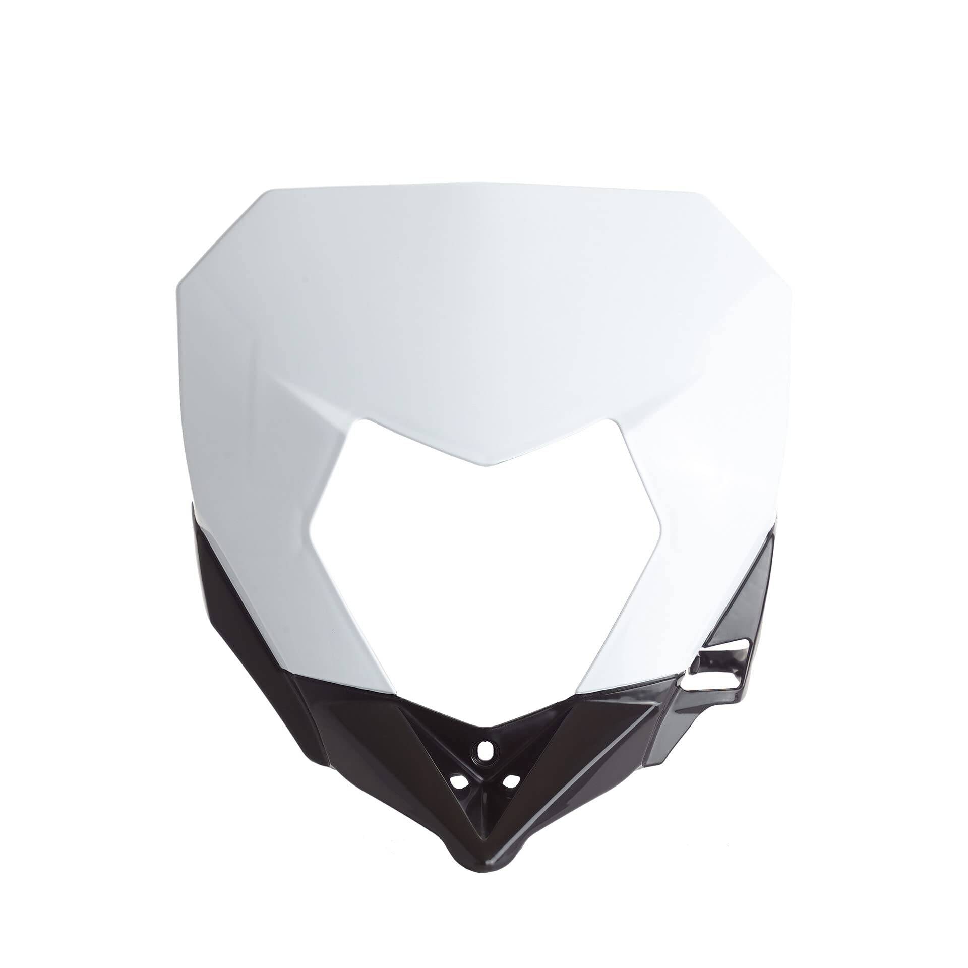 POLISPORT 8679800003 - Starke und langlebige Leuchtturm restyling Maske kompatibel mit Motorrädern SHERCO in Farbe Weiß/Schwarz von Polisport