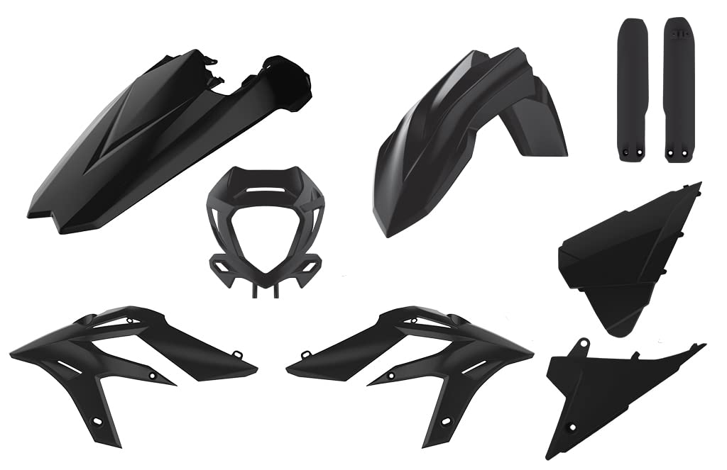 POLISPORT 91060 - Polisport Enduro Plastic Replica Kit für diejenigen, die OEM-Qualität suchen für BETA Motorräder in Farbe schwarz POLISPORT 91060 - Polisport Enduro Plastic Replica Kit für diejenigen, die OEM-Qualität suchen für BETA Motorräder in Farbe schwarz von Polisport