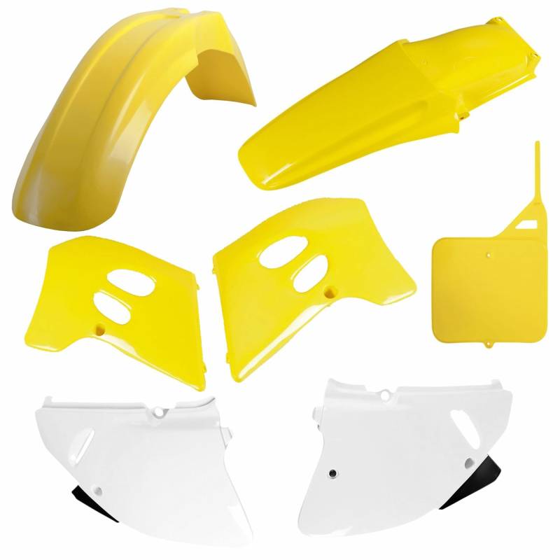 POLISPORT 91344 - Polisport Enduro Plastic Replica Kit für diejenigen, die OEM-Qualität suchen für Motorräder Suzuki in Farbe OEM von Polisport