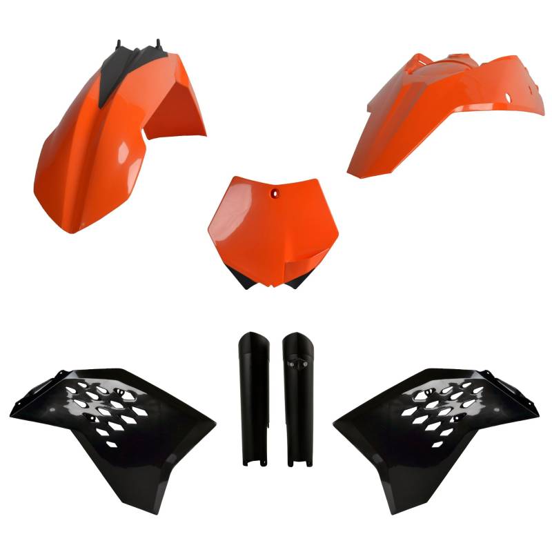 POLISPORT 91562 - Kompletter Kunststoffsatz (mit Gabelschutz) Farbe OEM von Polisport