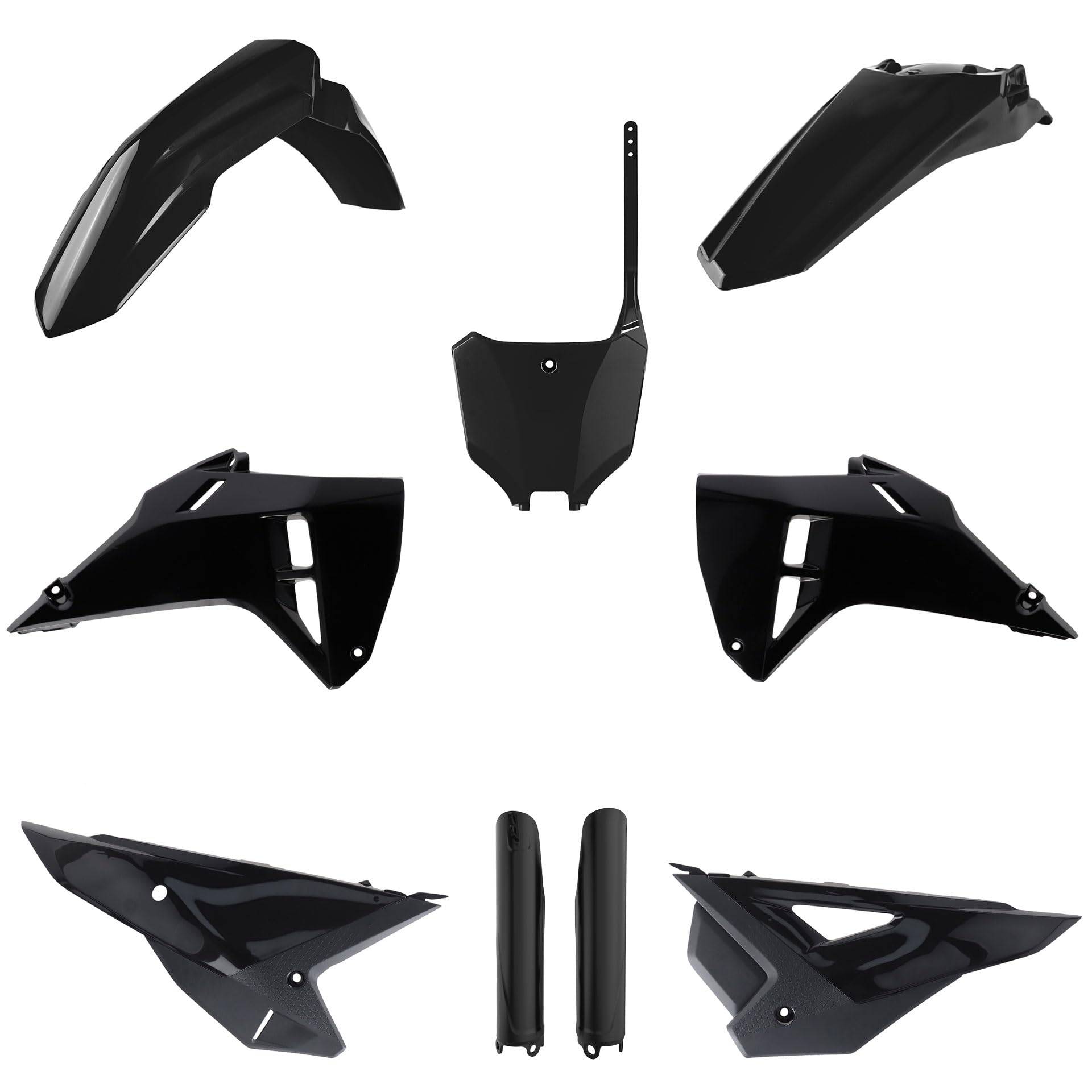 POLISPORT 91600 Komplettes Kunststoff-Set, kompatibel mit Honda CRF 250R/450R 25 Zoll, OEM-Design mit perfekter Passform, widerstandsfähiges Material, einfache Installation und Haltbarkeit, Schwarz POLISPORT 91600 Komplettes Kunststoff-Set, kompatibel mit Honda CRF 250R/450R 25 Zoll, OEM-Design mit perfekter Passform, widerstandsfähiges Material, einfache Installation und Haltbarkeit, Schwarz von Polisport