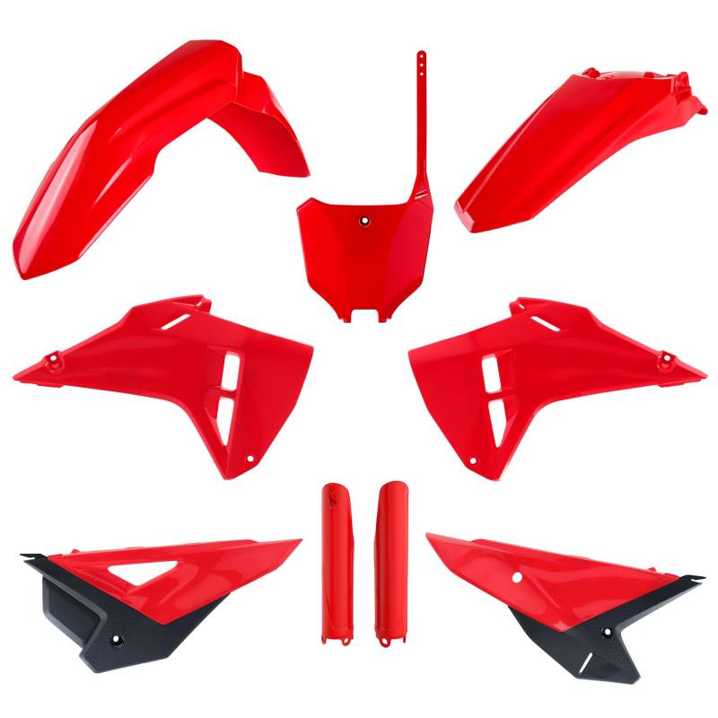 POLISPORT 91617 - Restyling-Kit für Honda CRF 250R 22'-24' und CRF 450R 21'-24' – Qualität und Haltbarkeit garantiert, Farbe Rot von Polisport