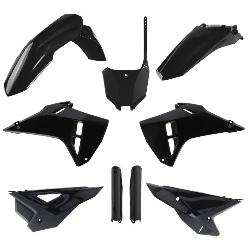 POLISPORT 91619 - Restyling-Kit für Honda CRF 250R 22'-24' und CRF 450R 21'-24' – Qualität und Haltbarkeit garantiert, Farbe Schwarz von Polisport