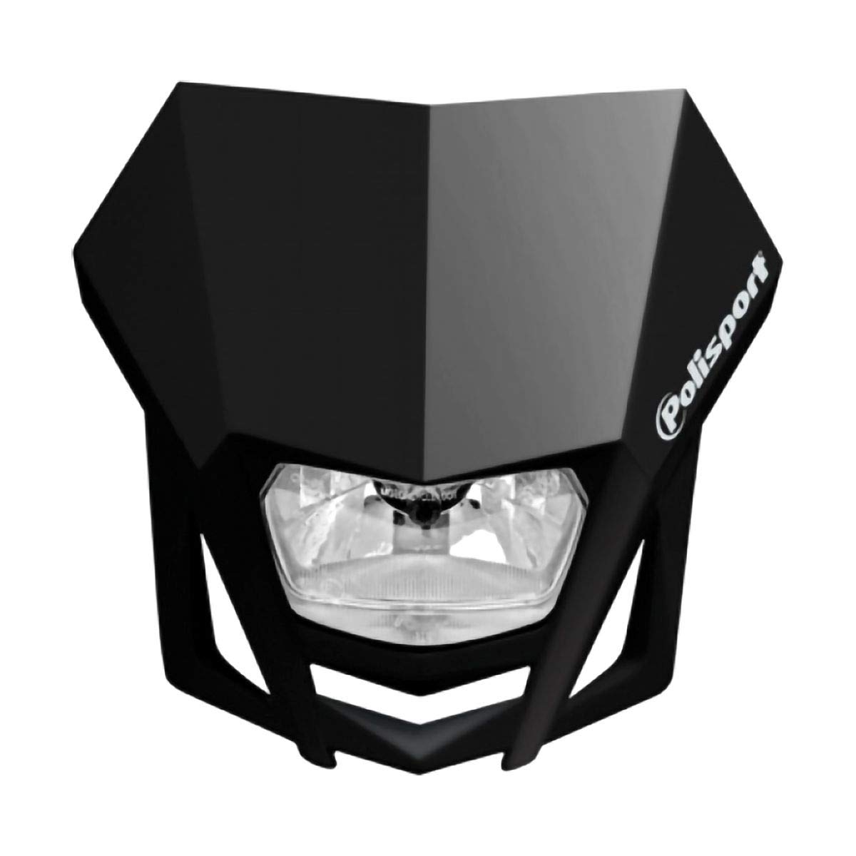 Polisport 8657600002 - LMX-Scheinwerfer aus Polypropylen mit Halogenlampe, kompatibel mit allen Motocross-/Enduro-Modellen in Farbe schwarz von Polisport
