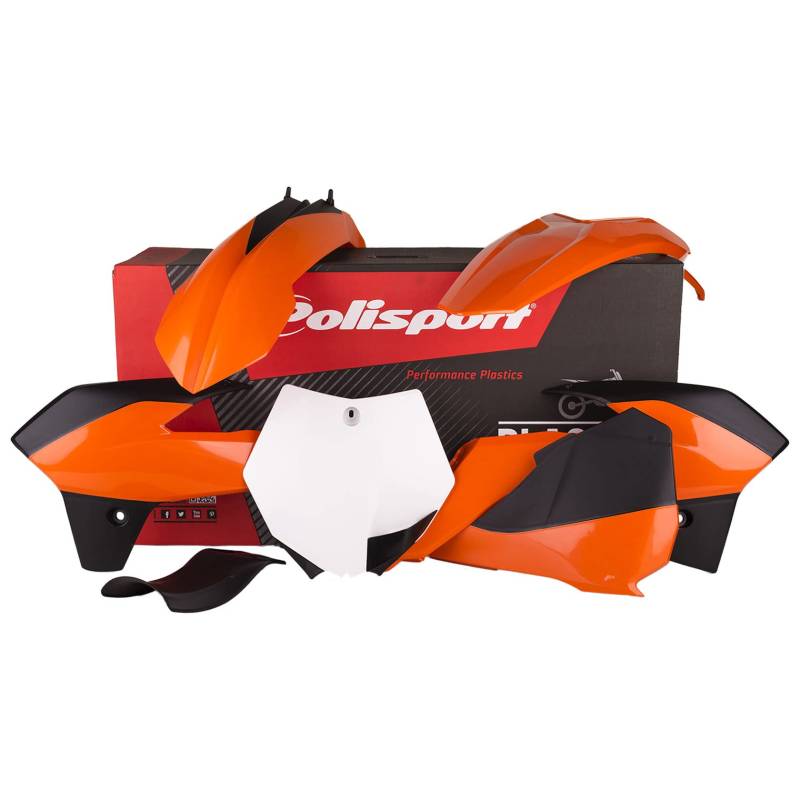 Polisport KTM 85 SX - MX Replica Kunststoff-Kit OEM-Farbe - Modelles 2013-17 von Polisport