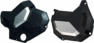 Polisport Kawasaki Z650/Ninja 650, Motorschutz links/rechts - Schwarz/Silber von Polisport