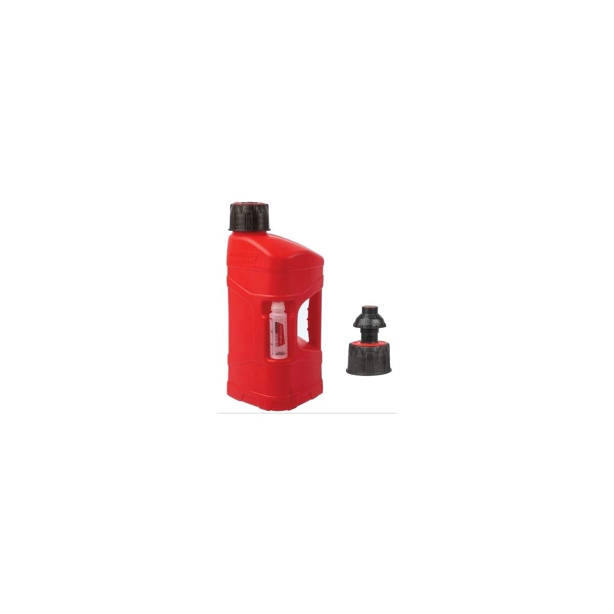 Polisport 8464600002 - ProOctane Zugelassene 10-Liter-Benzinflasche mit langlebigem und widerstandsfähigem Schnellfüllsystem mit auslaufsicherem Verschluss in rot Farbe von Polisport