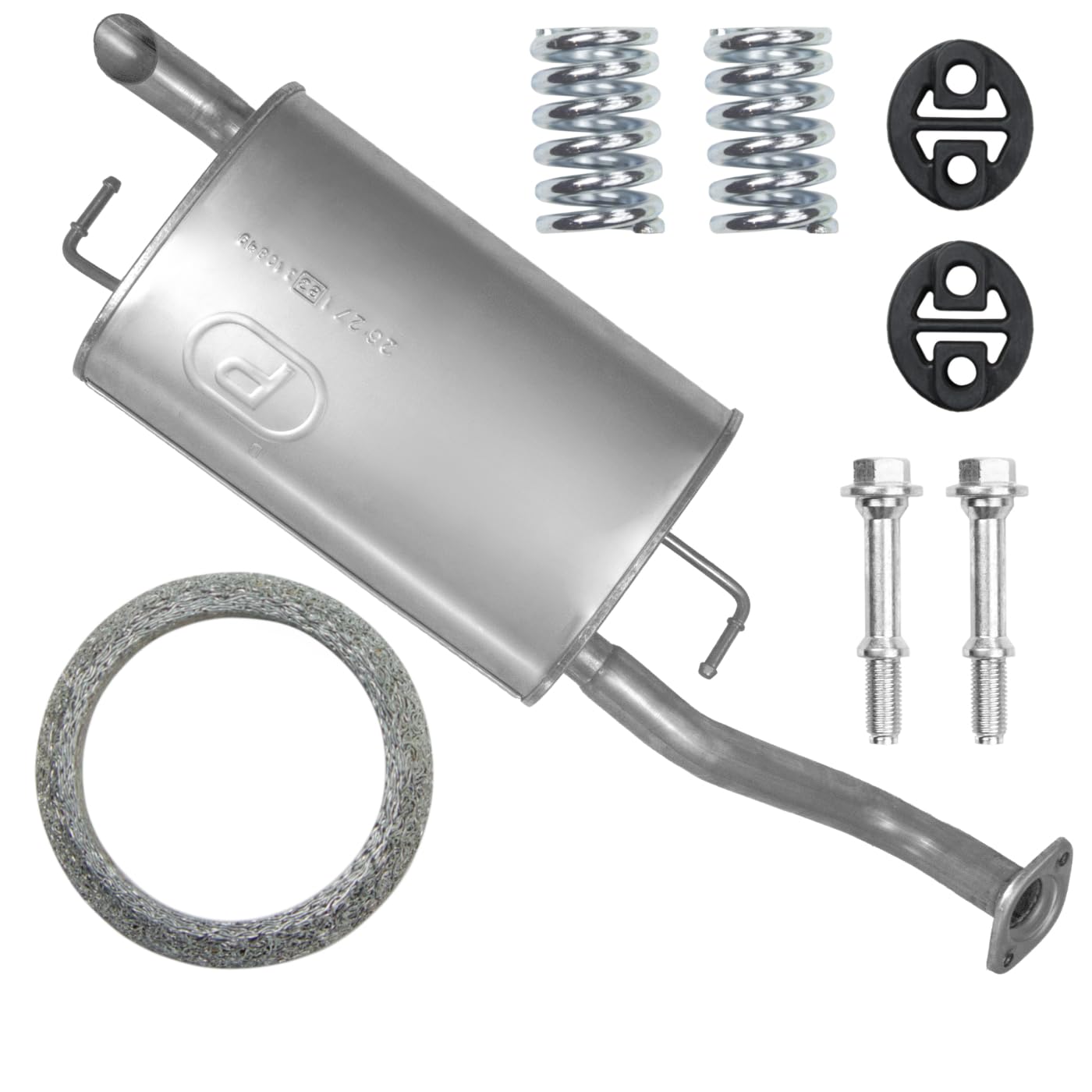 Auspuff Endtopf für Toyota Corolla 9 IX E12 2002-02/2007 1.4 1.4 D-4D 1.6 2.0 D-4D Auspuff Endtopf für Toyota Corolla 9 IX E12 2002-02/2007 1.4 1.4 D-4D 1.6 2.0 D-4D von Polmo